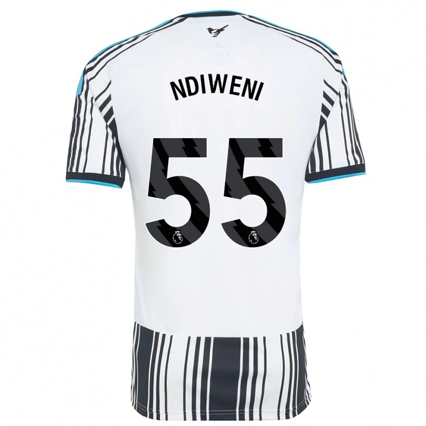 Danxen Mulher Camisola Michael Ndiweni #55 Skyblue Preto Branco Principal 2026/27 Camisa Brasil