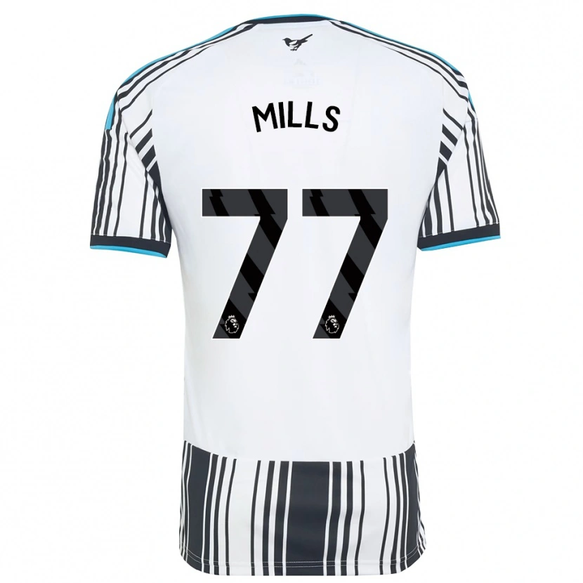 Danxen Mulher Camisola Michael Mills #77 Skyblue Preto Branco Principal 2026/27 Camisa Brasil