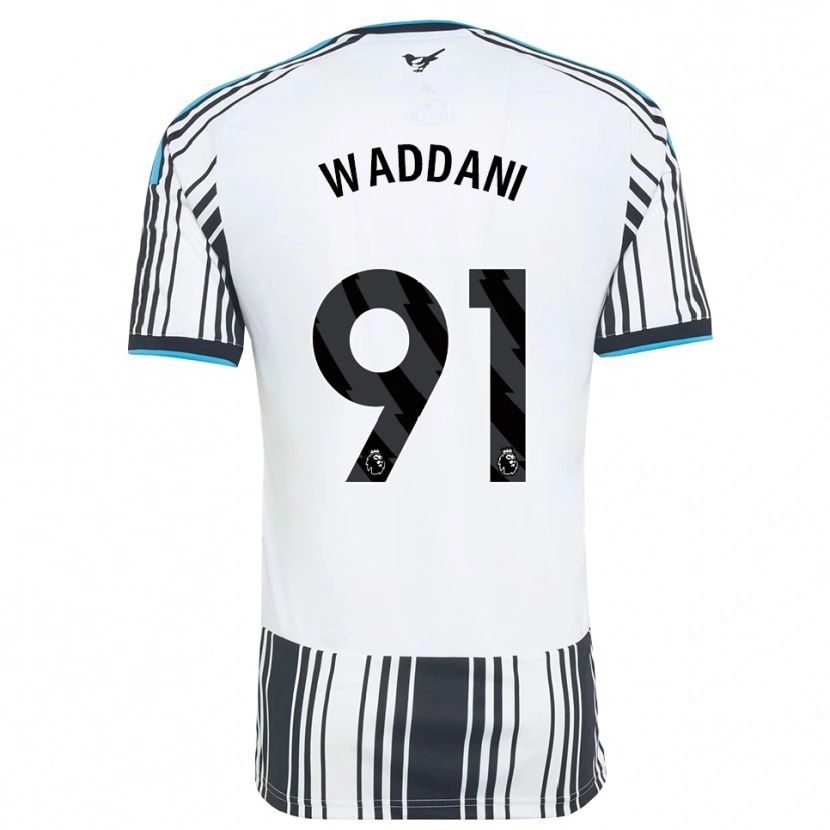 Danxen Mulher Camisola Mohamed Waddani #91 Skyblue Preto Branco Principal 2026/27 Camisa Brasil