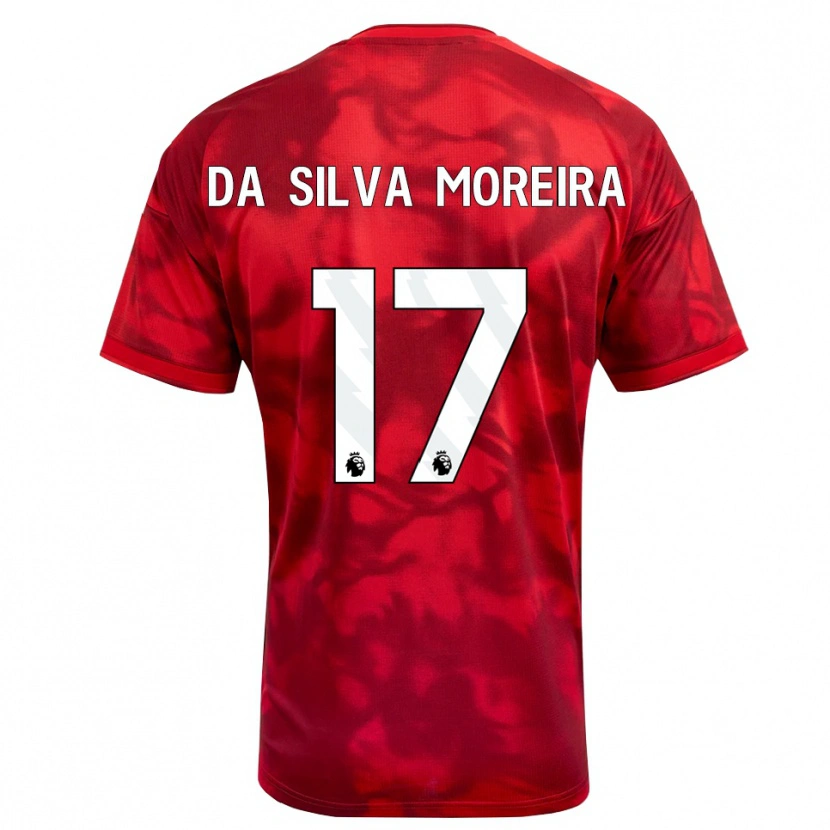 Danxen Mulher Camisola Eric Da Silva Moreira #17 Crimson Branco Principal 2026/27 Camisa Brasil