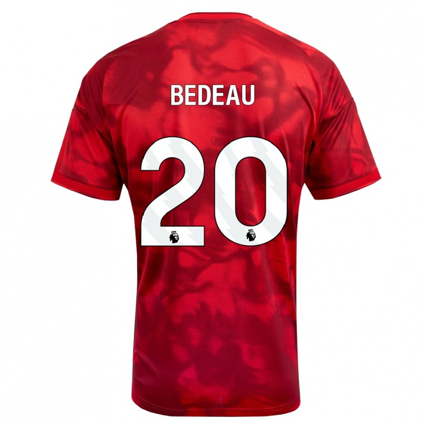 Danxen Mulher Camisola Naomi Bedeau #20 Crimson Branco Principal 2026/27 Camisa Brasil