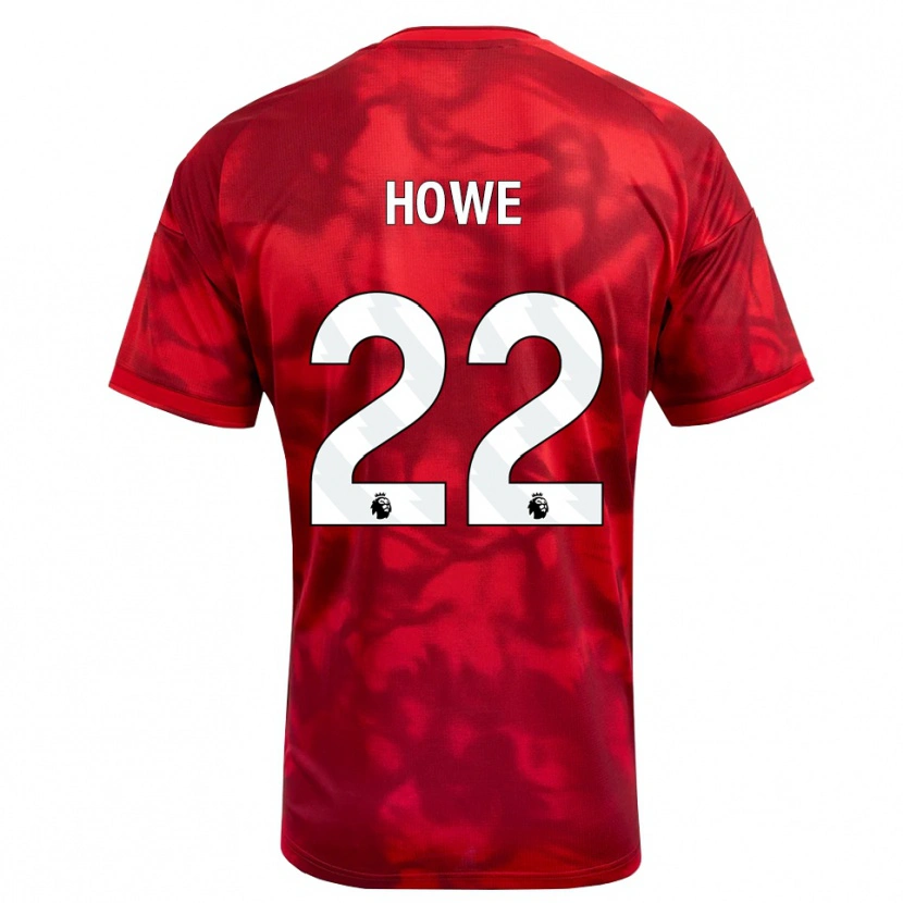 Danxen Mulher Camisola Casey Howe #22 Crimson Branco Principal 2026/27 Camisa Brasil
