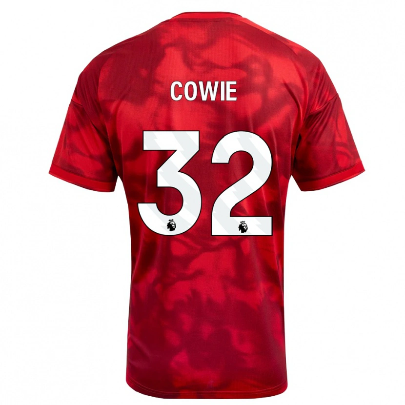 Danxen Mulher Camisola Abi Cowie #32 Crimson Branco Principal 2026/27 Camisa Brasil