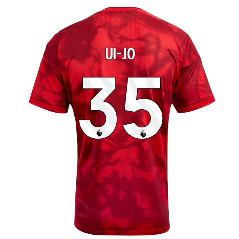 Danxen Mulher Camisola Ui-Jo Hwang #35 Crimson Branco Principal 2026/27 Camisa Brasil