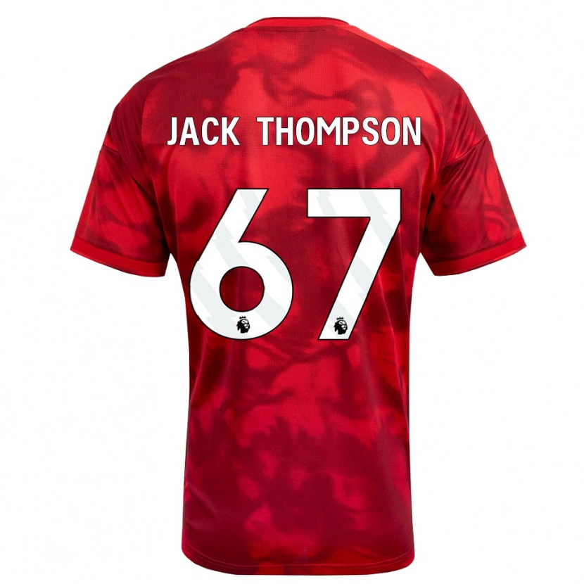 Danxen Mulher Camisola Jack Thompson #67 Crimson Branco Principal 2026/27 Camisa Brasil