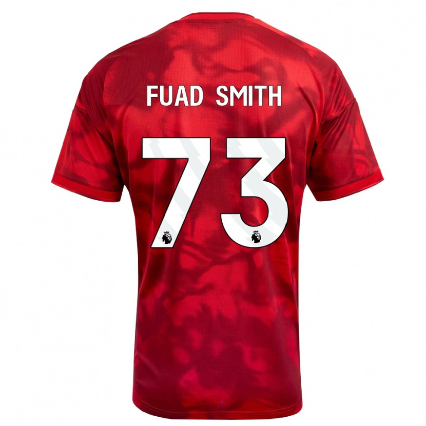Danxen Mulher Camisola Fuad Smith #73 Crimson Branco Principal 2026/27 Camisa Brasil