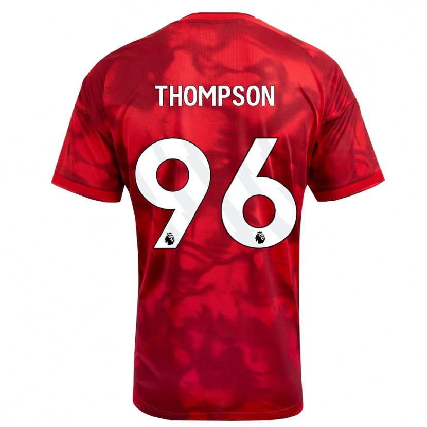 Danxen Mulher Camisola Kalum Thompson #96 Crimson Branco Principal 2026/27 Camisa Brasil
