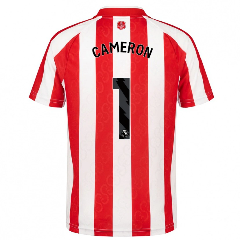 Danxen Mulher Camisola Dan Cameron #1 Vermelho Branco Preto Principal 2026/27 Camisa Brasil