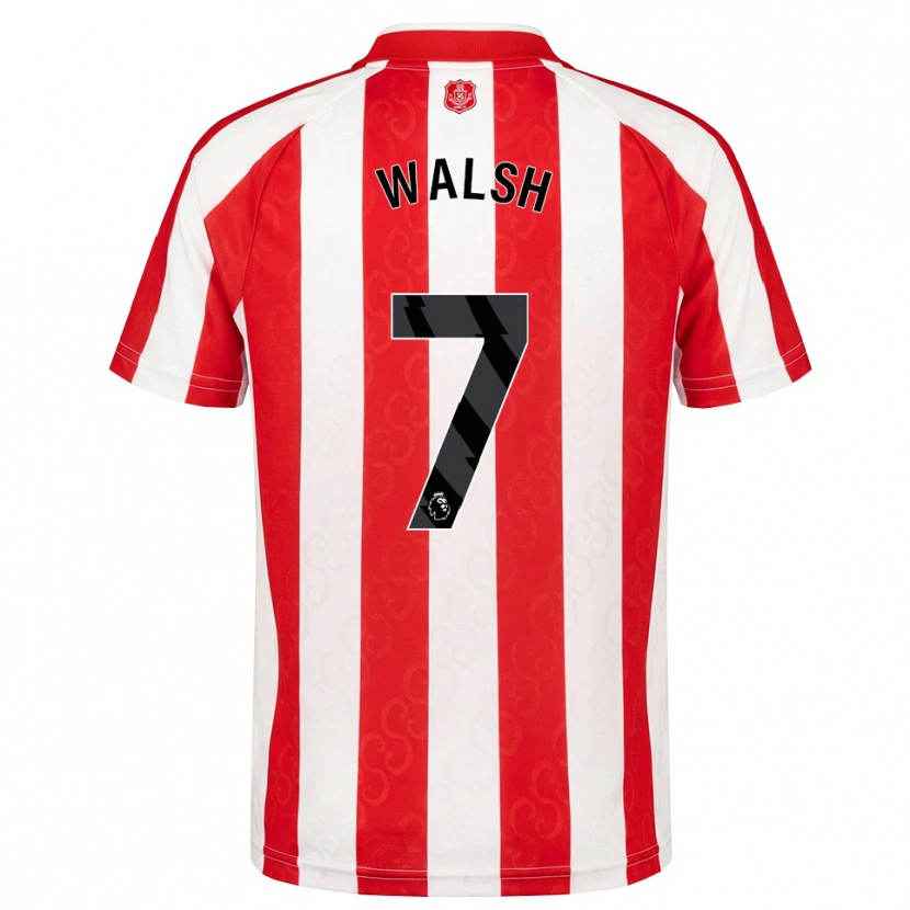 Danxen Mulher Camisola Rhys Walsh #7 Vermelho Branco Preto Principal 2026/27 Camisa Brasil