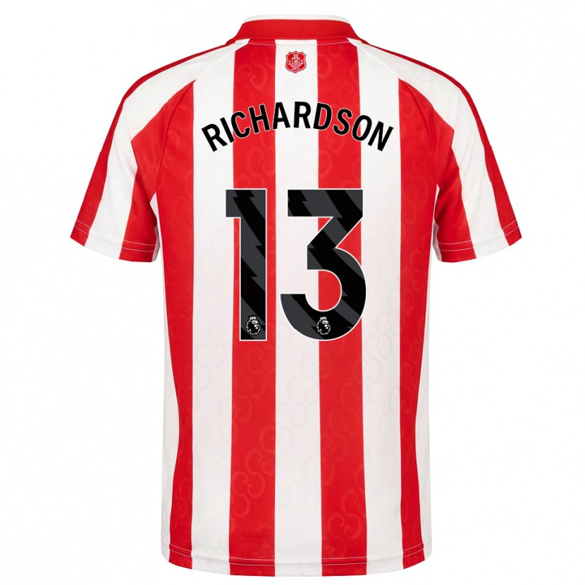 Danxen Mulher Camisola Adam Richardson #13 Vermelho Branco Preto Principal 2026/27 Camisa Brasil