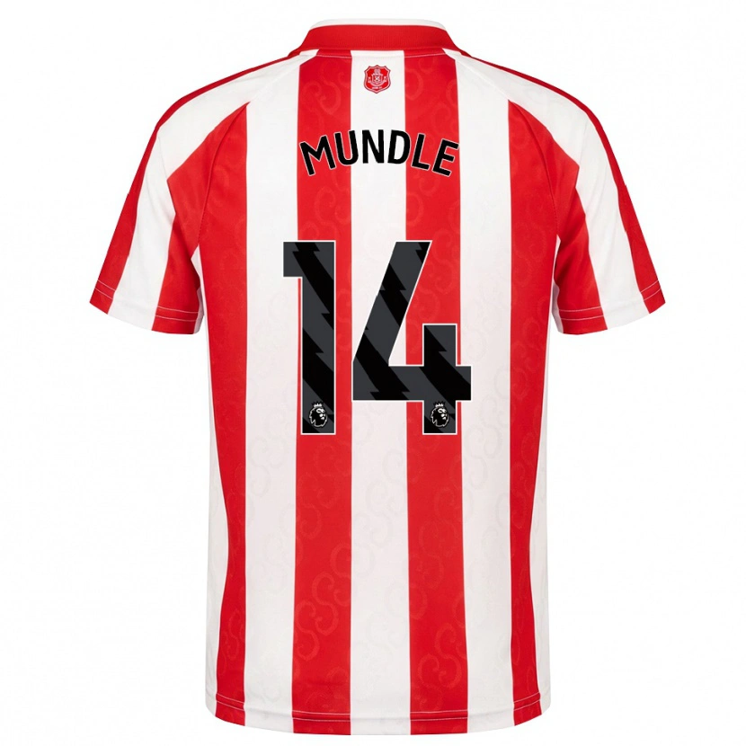 Danxen Mulher Camisola Romaine Mundle #14 Vermelho Branco Preto Principal 2026/27 Camisa Brasil