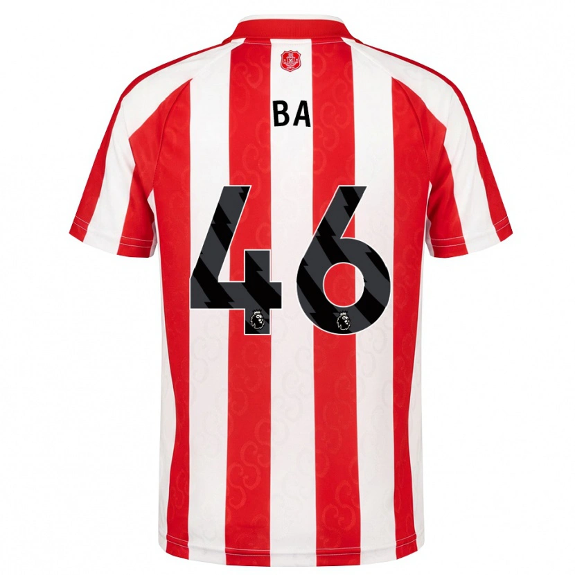 Danxen Mulher Camisola Abdoullah Ba #46 Vermelho Branco Preto Principal 2026/27 Camisa Brasil