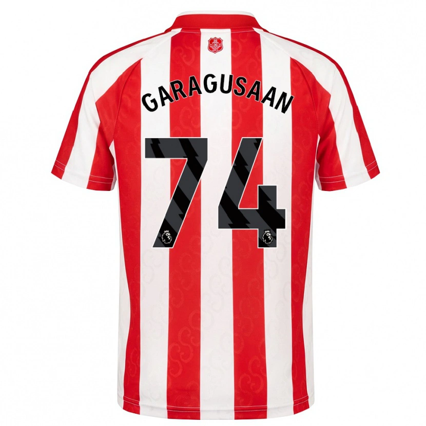 Danxen Mulher Camisola Finn Geragusyan #74 Vermelho Branco Preto Principal 2026/27 Camisa Brasil