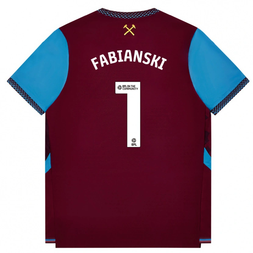 Danxen Mulher Camisola Lukasz Fabianski #1 Borgonha Cornflowerblue Principal 2026/27 Camisa Brasil