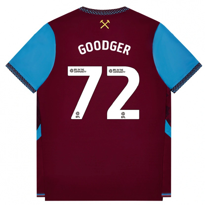 Danxen Mulher Camisola Tommy Goodger #72 Borgonha Cornflowerblue Principal 2026/27 Camisa Brasil