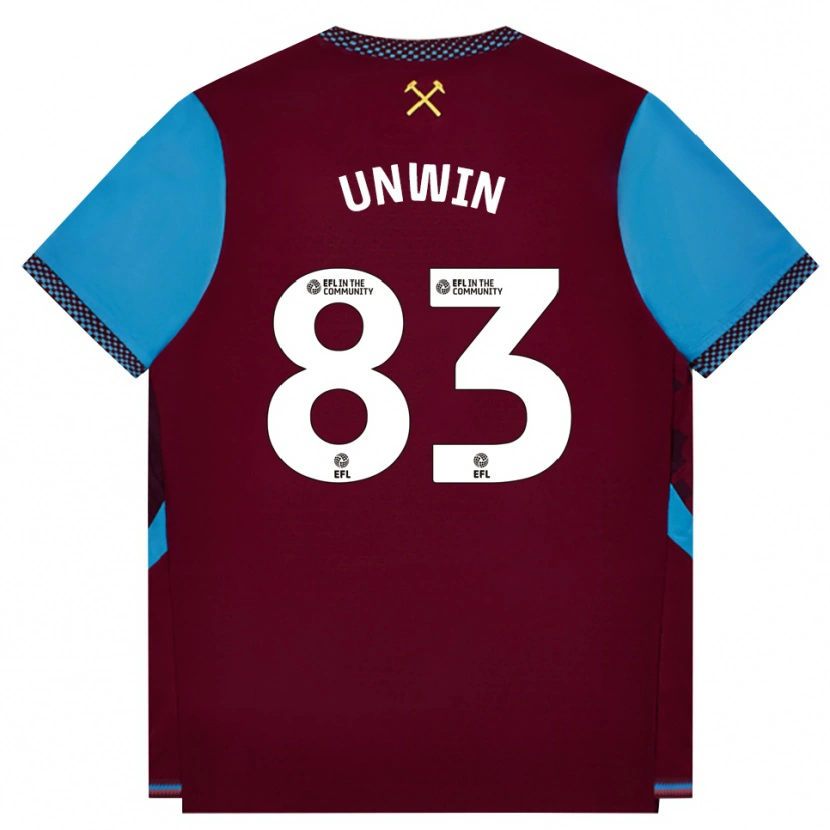 Danxen Mulher Camisola Jonathan Unwin #83 Borgonha Cornflowerblue Principal 2026/27 Camisa Brasil