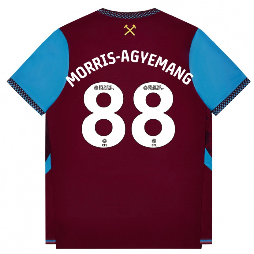 Danxen Mulher Camisola Reggie Morris-Agyemang #88 Borgonha Cornflowerblue Principal 2026/27 Camisa Brasil