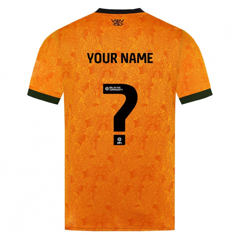 Danxen Mulher Camisola Seu Nome #0 Laranja Preto Principal 2026/27 Camisa Brasil