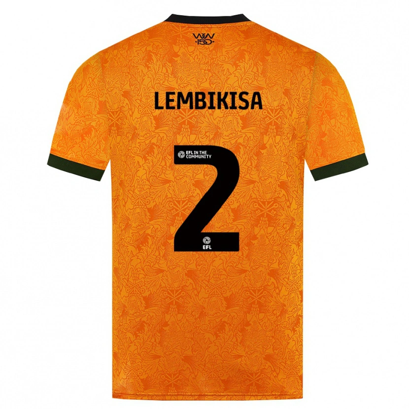 Danxen Mulher Camisola Dexter Lembikisa #2 Laranja Preto Principal 2026/27 Camisa Brasil