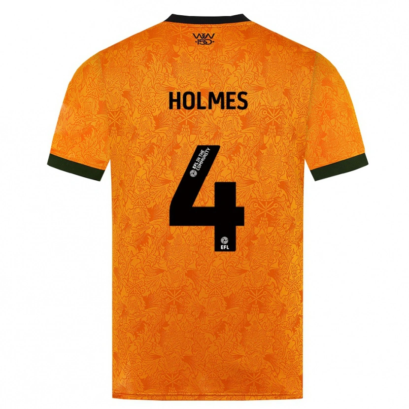 Danxen Mulher Camisola Summer Holmes #4 Laranja Preto Principal 2026/27 Camisa Brasil