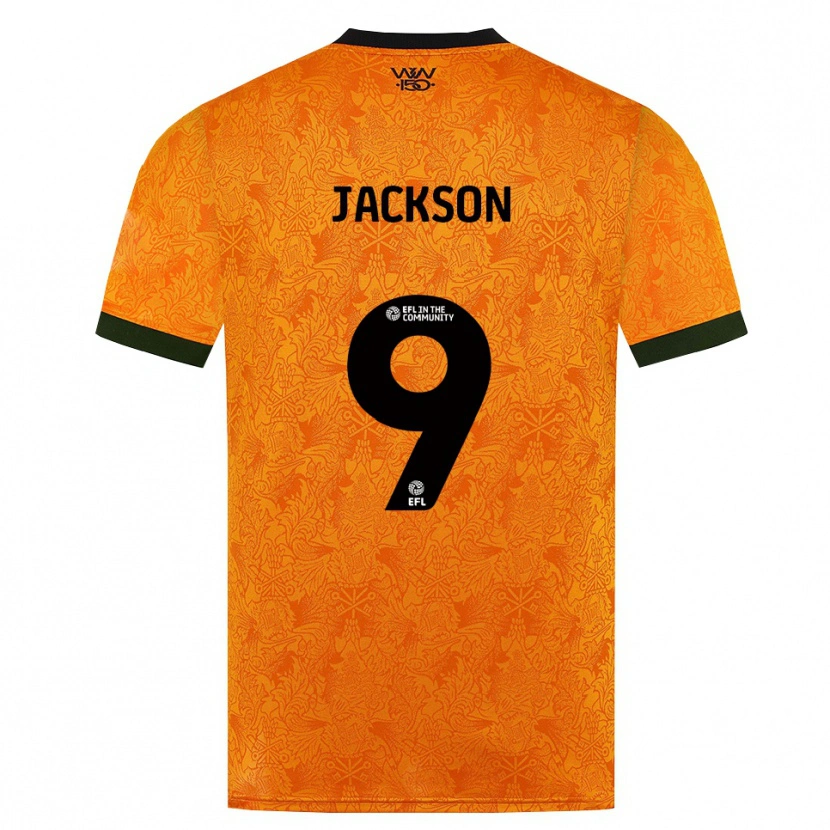 Danxen Mulher Camisola Ricky Jackson #9 Laranja Preto Principal 2026/27 Camisa Brasil