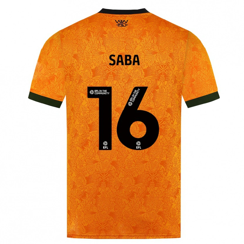Danxen Mulher Camisola Elliot Saba #16 Laranja Preto Principal 2026/27 Camisa Brasil