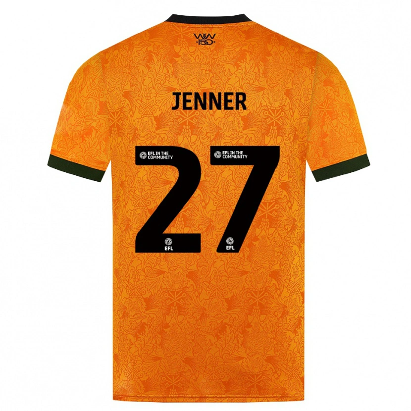 Danxen Mulher Camisola Abbi Jenner #27 Laranja Preto Principal 2026/27 Camisa Brasil