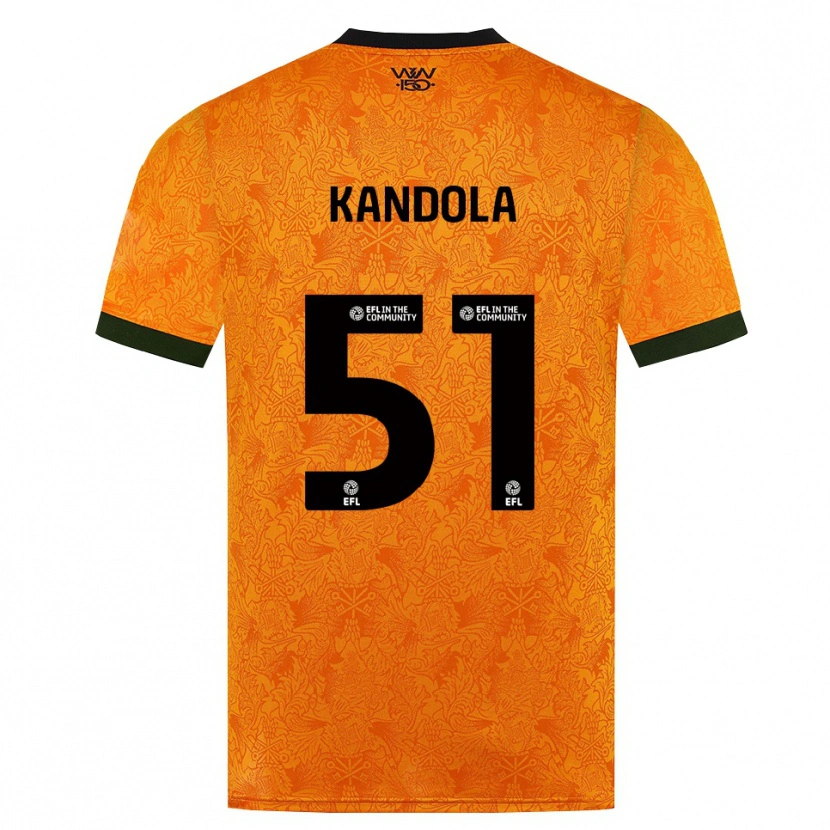 Danxen Mulher Camisola Kam Kandola #51 Laranja Preto Principal 2026/27 Camisa Brasil