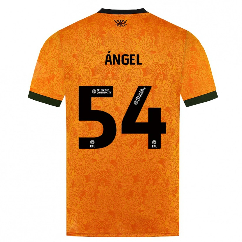 Danxen Mulher Camisola Dani Ángel #54 Laranja Preto Principal 2026/27 Camisa Brasil