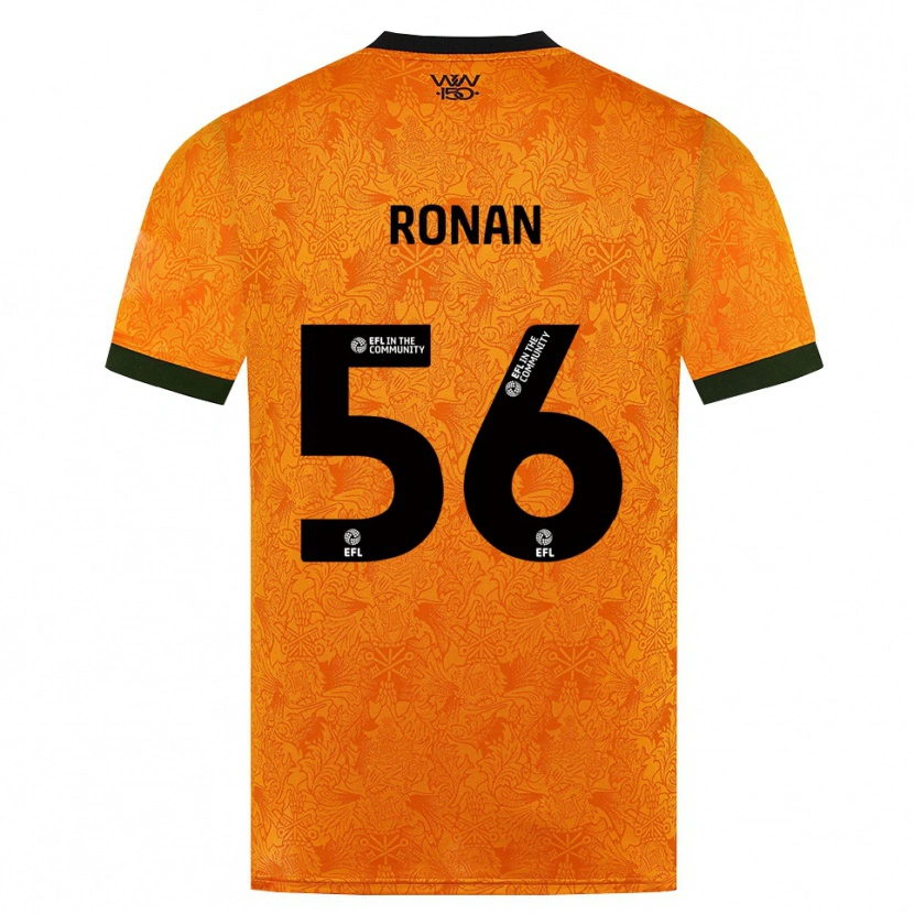 Danxen Mulher Camisola Connor Ronan #56 Laranja Preto Principal 2026/27 Camisa Brasil