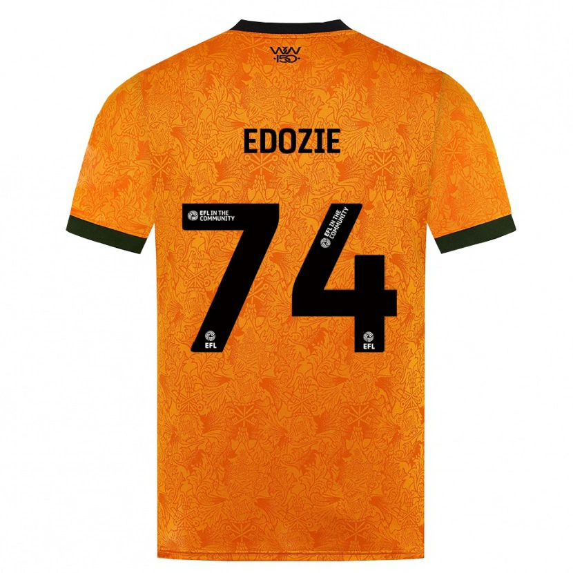 Danxen Mulher Camisola Tom Edozie #74 Laranja Preto Principal 2026/27 Camisa Brasil