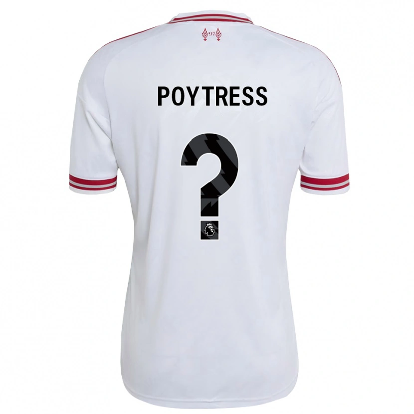 Danxen Mulher Camisola Jacob Poytress #0 Vermelho Branco Alternativa 2026/27 Camisa Brasil