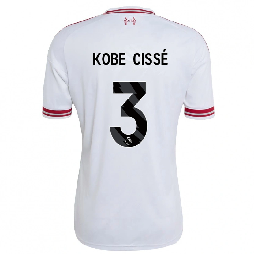 Danxen Mulher Camisola Prince Cissé #3 Vermelho Branco Alternativa 2026/27 Camisa Brasil