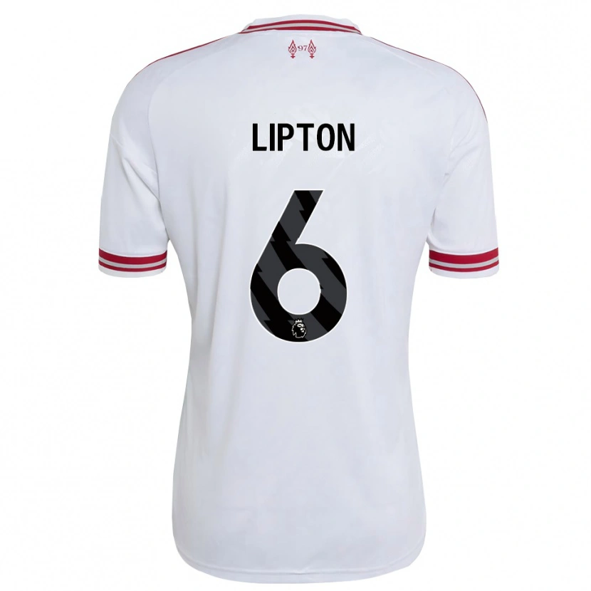 Danxen Mulher Camisola Joe Lipton #6 Vermelho Branco Alternativa 2026/27 Camisa Brasil