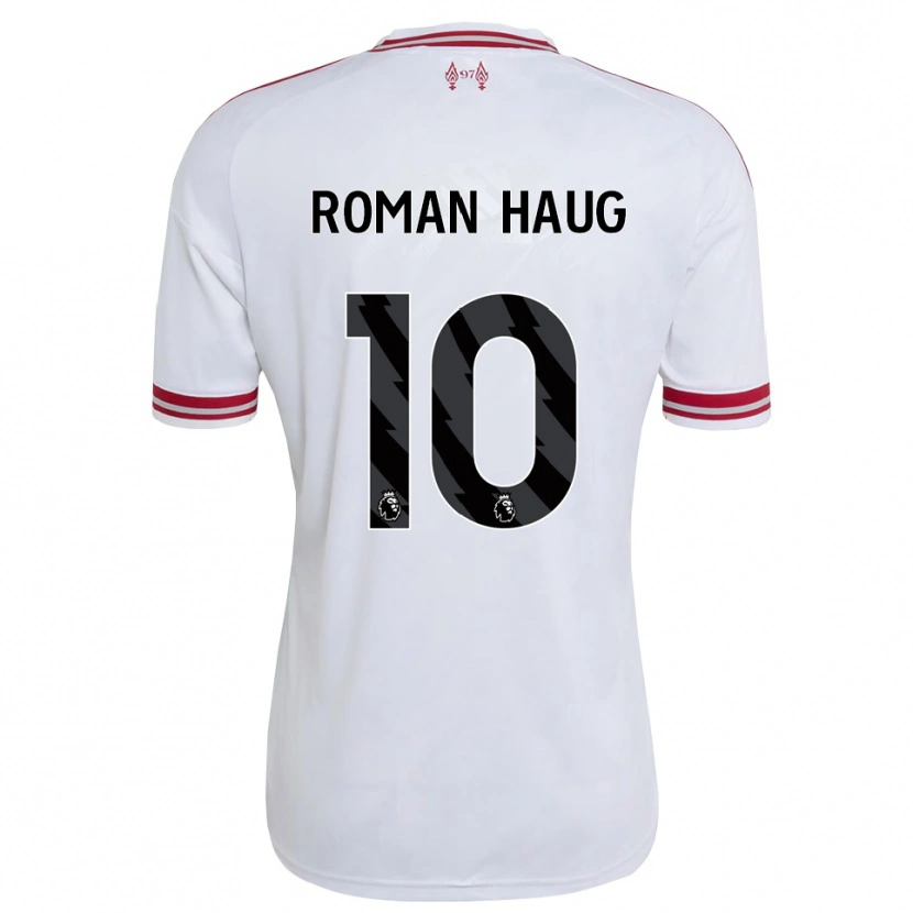 Danxen Mulher Camisola Sophie Román Haug #10 Vermelho Branco Alternativa 2026/27 Camisa Brasil