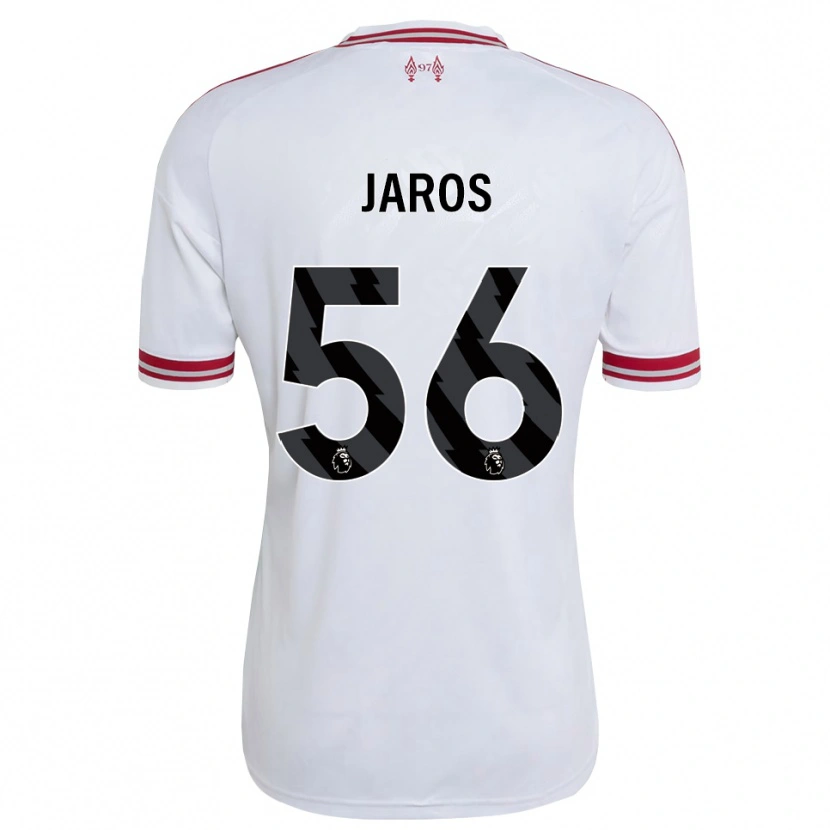 Danxen Mulher Camisola Vitezslav Jaros #56 Vermelho Branco Alternativa 2026/27 Camisa Brasil