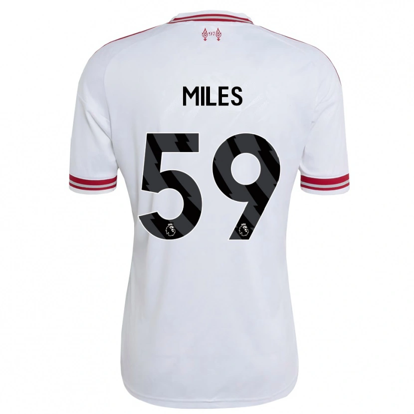 Danxen Mulher Camisola Terence Miles #59 Vermelho Branco Alternativa 2026/27 Camisa Brasil