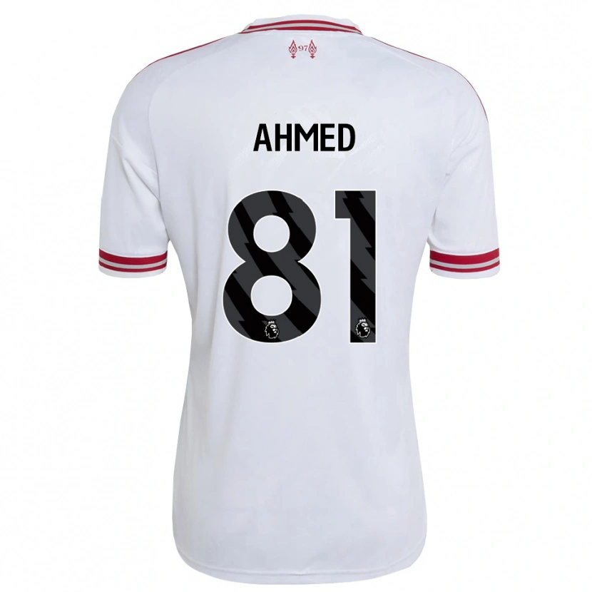 Danxen Mulher Camisola Karim Ahmed #81 Vermelho Branco Alternativa 2026/27 Camisa Brasil