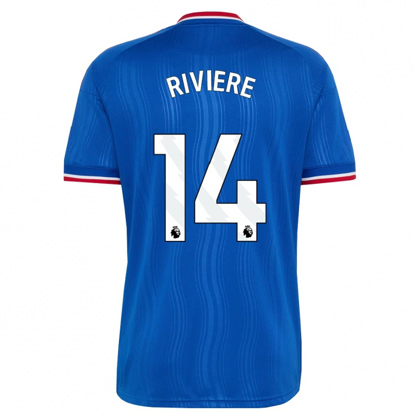 Danxen Mulher Camisola Jayde Riviere #14 Azul Branco Vermelho Alternativa 2026/27 Camisa Brasil