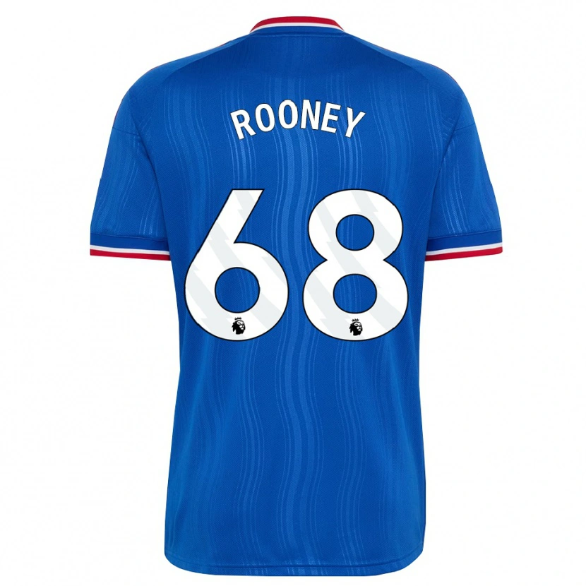 Danxen Mulher Camisola Kai Rooney #68 Azul Branco Vermelho Alternativa 2026/27 Camisa Brasil