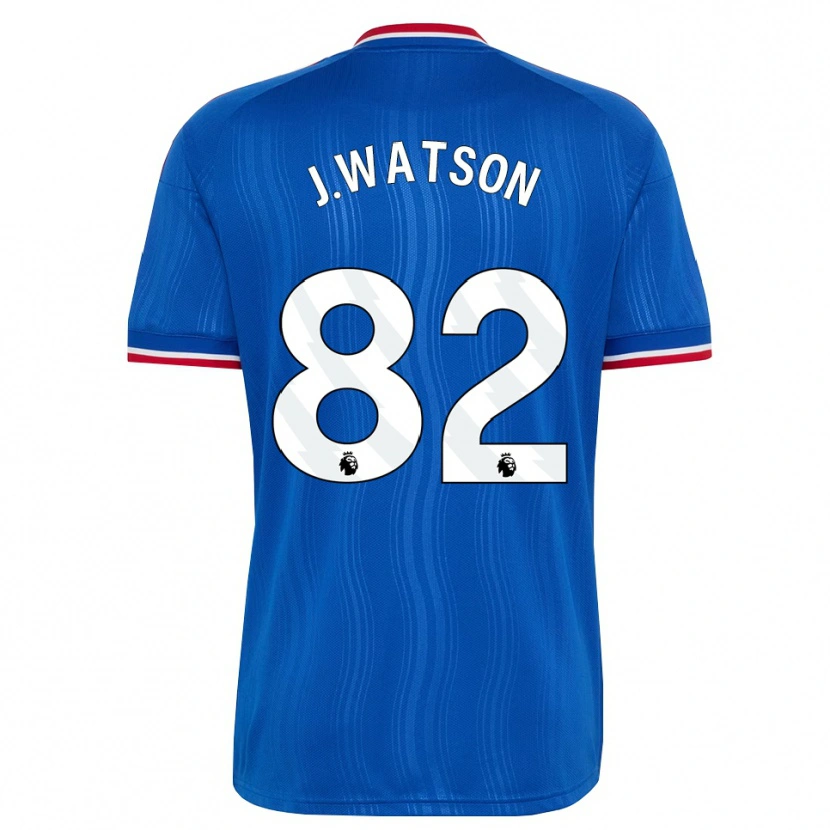 Danxen Mulher Camisola Jacob Watson #82 Azul Branco Vermelho Alternativa 2026/27 Camisa Brasil
