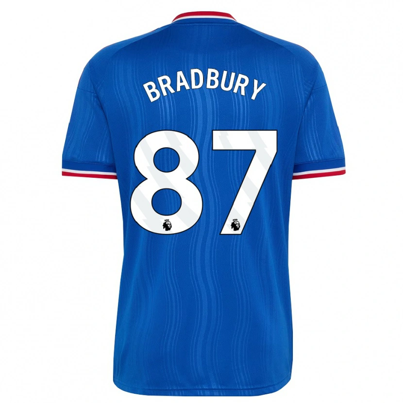 Danxen Mulher Camisola Louie Bradbury #87 Azul Branco Vermelho Alternativa 2026/27 Camisa Brasil