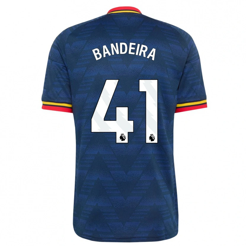 Danxen Mulher Camisola Mauro Bandeira #41 Midnightblue Amarelo Vermelho Alternativa 2026/27 Camisa Brasil