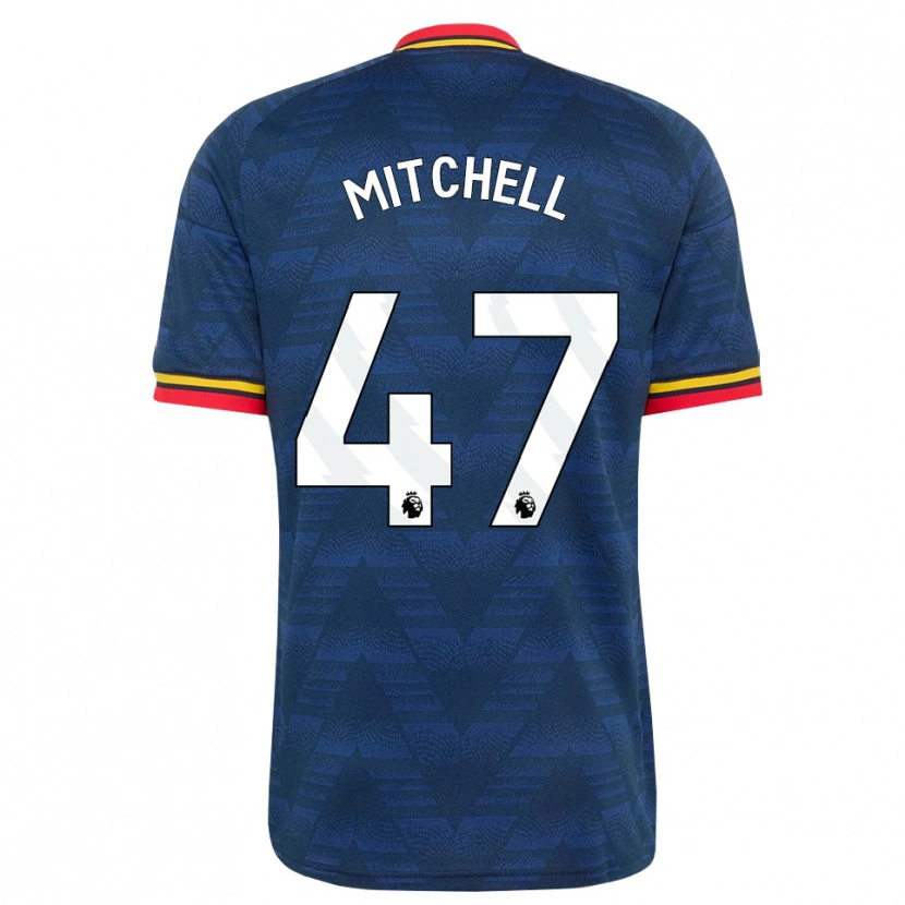 Danxen Mulher Camisola Remy Mitchell #47 Midnightblue Amarelo Vermelho Alternativa 2026/27 Camisa Brasil