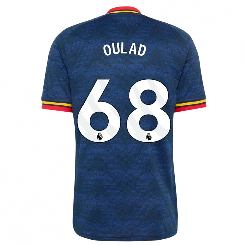 Danxen Mulher Camisola Salah-Eddine Oulad M'hand #68 Midnightblue Amarelo Vermelho Alternativa 2026/27 Camisa Brasil
