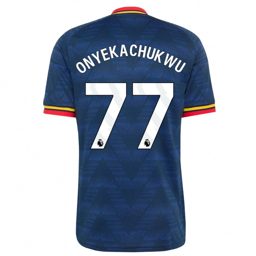 Danxen Mulher Camisola Samuel Onyekachukwu #77 Midnightblue Amarelo Vermelho Alternativa 2026/27 Camisa Brasil