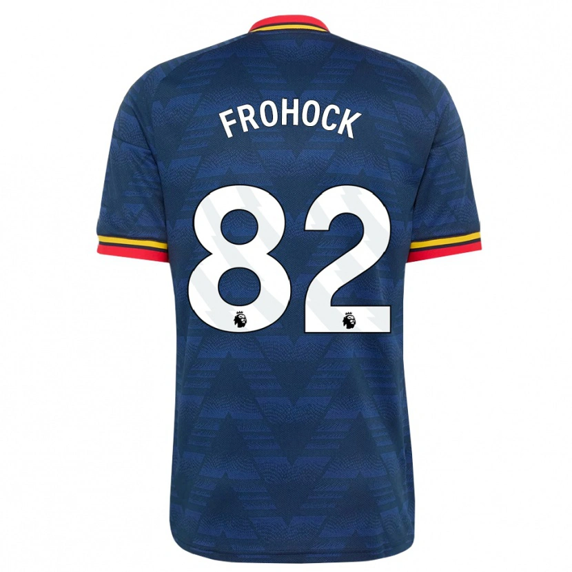 Danxen Mulher Camisola Marley Frohock #82 Midnightblue Amarelo Vermelho Alternativa 2026/27 Camisa Brasil