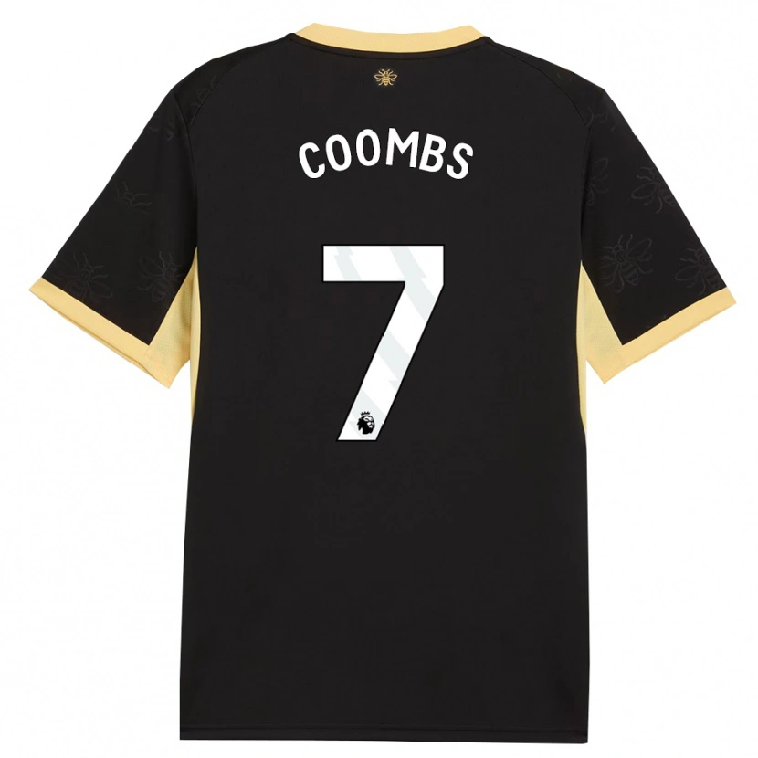 Danxen Mulher Camisola Laura Coombs #7 Preto Amarelo Alternativa 2026/27 Camisa Brasil
