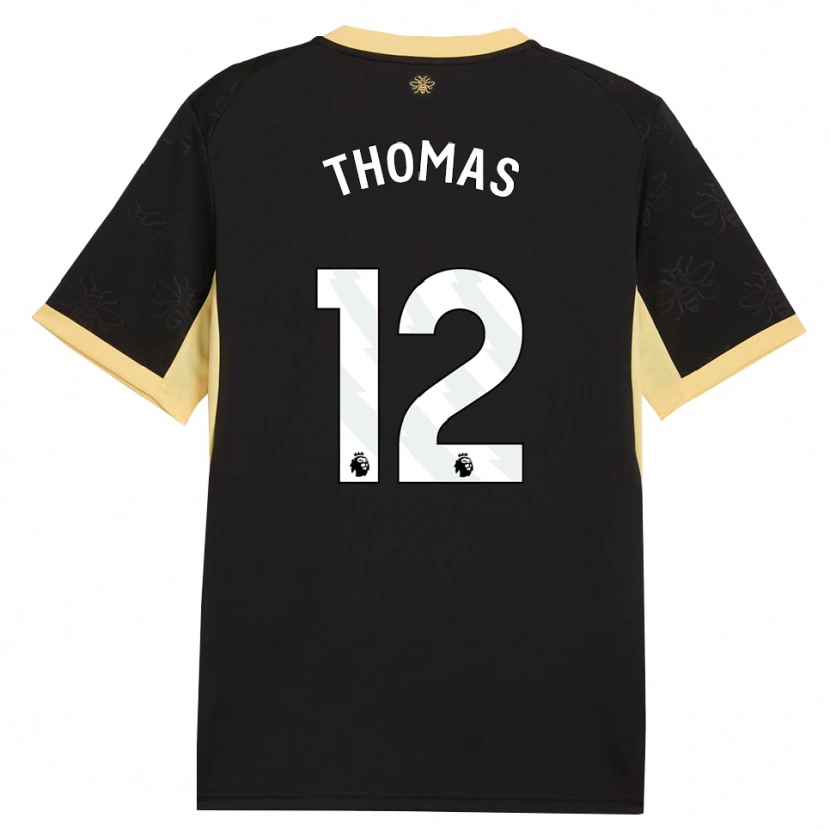 Danxen Mulher Camisola Rhys Thomas #12 Preto Amarelo Alternativa 2026/27 Camisa Brasil