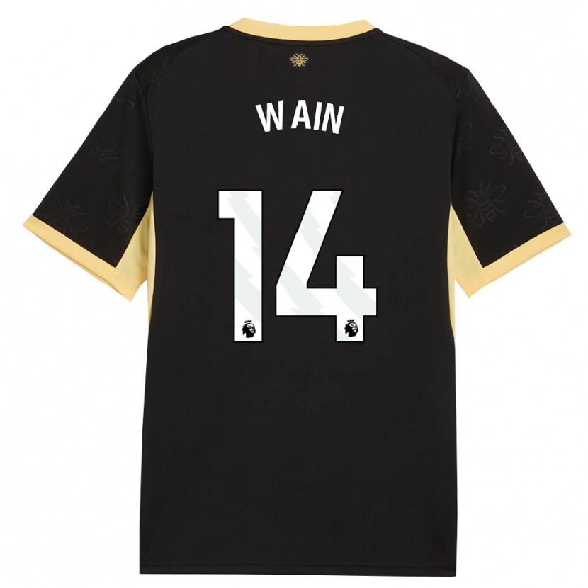 Danxen Mulher Camisola Jake Wain #14 Preto Amarelo Alternativa 2026/27 Camisa Brasil